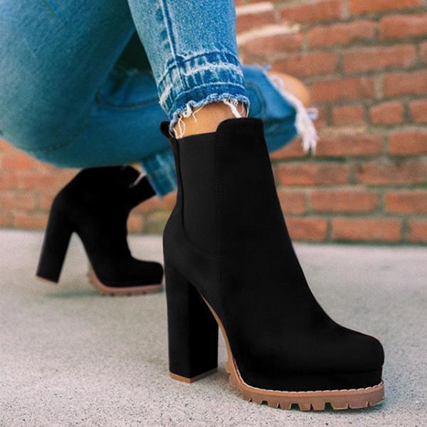 Bottines Élégance Suédée Luvana™